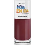 Ficha técnica e caractérísticas do produto Esmalte Hoje Em Dia Gel Effect Notícia Boa 9ml - Bella Brazil