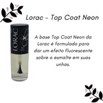 Ficha técnica e caractérísticas do produto Esmalte Lorac Vegano 9ml - Top Coat Neon