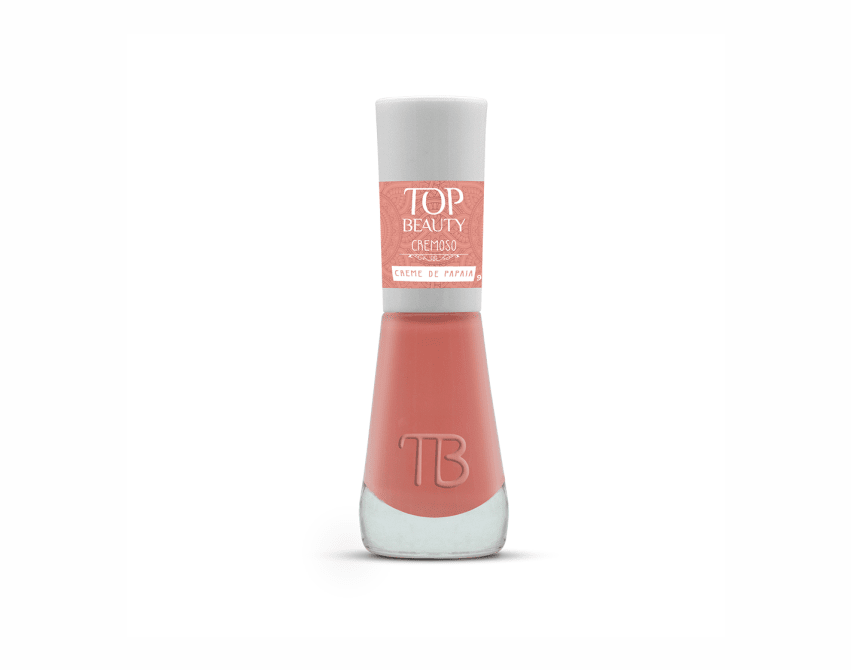 Ficha técnica e caractérísticas do produto Esmalte New Top 372 Creme de Papaia - Top Beauty ( Caixa com 6 Un. )