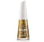 Ficha técnica e caractérísticas do produto Esmalte Risqué Efeito Glitter Disco de Ouro 8ml