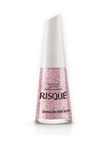 Ficha técnica e caractérísticas do produto Esmalte Risque Glitter Granulado Rose C/6und** - Coty