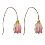 Ficha técnica e caractérísticas do produto Esmalte Tulipa Vintage Flor Pingente Mulheres Gancho Brincos Presente Do Dia Dos Namorados