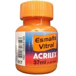 Ficha técnica e caractérísticas do produto Esmalte Vitral Acrilex 37ml Laranja