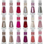 Ficha técnica e caractérísticas do produto Esmaltes Top Beauty Premium Cintilantes Kit 18 cores