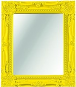 Ficha técnica e caractérísticas do produto Espelho Alicia Amarelo - 20X25 6 Pçs - Mart