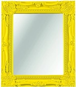 Ficha técnica e caractérísticas do produto Espelho Amarelo - 20x25cm - Mart
