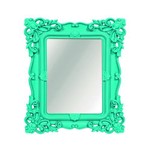 Ficha técnica e caractérísticas do produto Espelho Azul Turquesa 13x18 Cm