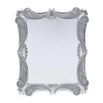 Ficha técnica e caractérísticas do produto Espelho com Moldura de Plástico Euro 10cmx15cm Prestige Rojemac Prata