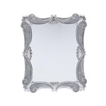 Ficha técnica e caractérísticas do produto Espelho com Moldura de Plástico Euro 15Cmx20cm Prestige Rojemac Prata