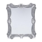 Ficha técnica e caractérísticas do produto Espelho com Moldura de Plástico Euro 13cmx18cm Prestige Rojemac Prata