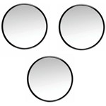 Ficha técnica e caractérísticas do produto Espelho com Ventosa 3,5'' Aumento de 5X 3 Unidades Espelho com Ventosa 3,5 Aumento de 5X 3 Unidades