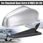 Ficha técnica e caractérísticas do produto Espelho de asa direito de prata RHS & tampa inferior da tampa de acabamento para Vauxhall Opel Astra H (.