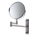 Ficha técnica e caractérísticas do produto Espelho de Aumento Articulado Dupla Face M Mor 8482 em Aço e Vidro Prata