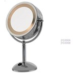 Ficha técnica e caractérísticas do produto Espelho de Aumento Dupla Face Light 3x 110v - G-life - Código: Jy1000a