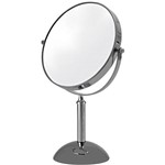 Espelho de Aumento Dupla Face Royal 5x Cromado - G-Life