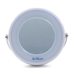 Espelho de Aumento Techline Dupla Face Com Luz LED Branco TEC-829
