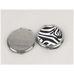 Ficha técnica e caractérísticas do produto Espelho de Bolsa 5cm Imagem de Pele de Zebra