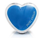 Ficha técnica e caractérísticas do produto Espelho de Bolsa Coração Azul Jacki Design