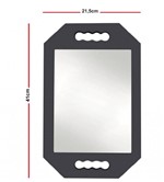 Ficha técnica e caractérísticas do produto Espelho de Mão em E.V.A 40,5x25,8cm - Santa Clara