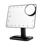 Ficha técnica e caractérísticas do produto Espelho de maquilhagem Touch-Sensitive Led portátil com Lâmpada Luz de enchimento de Desktop