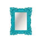 Ficha técnica e caractérísticas do produto Espelho de Mesa Azul 13x18cm Mart - AZUL ROYAL