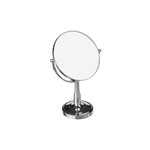 Ficha técnica e caractérísticas do produto Espelho de Mesa Dupla Face Redondo 8 com Pedestal 23cm Wellmix
