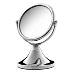 Ficha técnica e caractérísticas do produto Espelho de Mesa Jolie Dupla Face Modelo 10301 10301