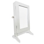 Ficha técnica e caractérísticas do produto Espelho de Mesa Porta Joias e Acessórios Branco W6010s Pelegrin