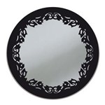 Ficha técnica e caractérísticas do produto Espelho de Parede 13273P Preto 70x70 Art Shop - Preto
