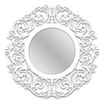Ficha técnica e caractérísticas do produto Espelho de Parede 12874B Branco 70x70 Art Shop - Branco
