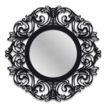 Ficha técnica e caractérísticas do produto Espelho de Parede 12874p Preto 70x70 Art Shop