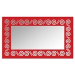 Espelho de Parede 12878v Vermelho 70x110 Art Shop