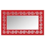 Ficha técnica e caractérísticas do produto Espelho de Parede 12878V Vermelho 70x110 Art Shop