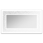 Ficha técnica e caractérísticas do produto Espelho de Parede 12879B Branco 70x110 Art Shop