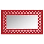 Ficha técnica e caractérísticas do produto Espelho de Parede 12880V 70x110 Art Shop - Vermelho