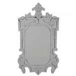 Ficha técnica e caractérísticas do produto Espelho Decorativo Veneziano em Vidro Espelhado 102cm X 66cm - Btc Decor