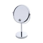 Ficha técnica e caractérísticas do produto Espelho Duplo 32cm para Banheiro Ferro Cromado Prestige - R25689
