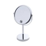 Espelho Duplo para Banheiro 19cmx12cmx32 de Ferro Cromado Rojemac Prata