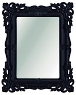 Ficha técnica e caractérísticas do produto Espelho Emily Preto - 10X15 6 Pçs - Mart
