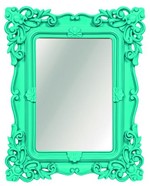 Ficha técnica e caractérísticas do produto Espelho Feliciana Azul - 10X15 6 Pçs - Mart