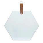 Ficha técnica e caractérísticas do produto Espelho Frameless Hexagonal Vidro 33X28CM - 32126