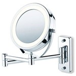Ficha técnica e caractérísticas do produto Espelho Iluminado Maquiagem Banheiro Closed Parede e Bancada - Jm315