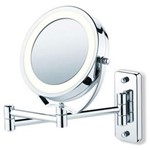 Ficha técnica e caractérísticas do produto Espelho Iluminado Maquiagem Banheiro Closed Parede e Bancada