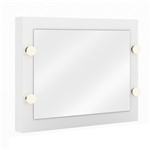Espelho Lisa Branco - Tecnomobili