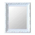 Espelho Moldura Rococó Raso 16139 Branco Art Shop