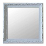 Espelho Moldura Rococó Raso 16380 Branco Art Shop