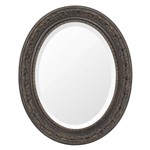 Ficha técnica e caractérísticas do produto Espelho Oval Ornamental Classic Santa Luzia 50cmx41cm Marrom Rústico