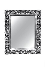 Ficha técnica e caractérísticas do produto Espelho Preto com Prata 66X82 Cm - Mart