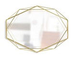 Ficha técnica e caractérísticas do produto Espelho Prisma Umbra Dourado