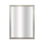 Ficha técnica e caractérísticas do produto Espelho Retangular com Moldura Prata - 180x130cm - 200 X 120 Cm